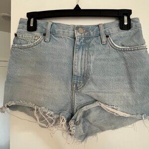 Light Wash Jean Shorts - 25